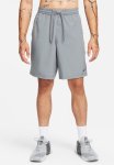 Nike Form Dri-fit 9" Unlined Versatile Shorts- Smoke Grey black