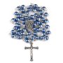 8MM Glass Pearl Beads Catholic Rosary Necklace For Men And Women