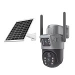 Wifi Solar Security Camera 4MP Dual Lens 360 Ptz Motion Detection Night Vision 2-WAY Audio