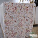 Fleece Blanket Soft Boho Floral