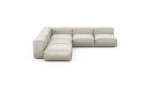 Five Module Corner Sofa - Velvet - Creme - 283CM X 283CM