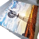 Windmill Sunrise Light Weight Fleece Blanket