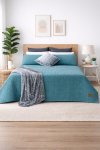 Pierre Cardin Vogue Premium Decorative Coverlet Set With 2 Matching Pillow Cases 200X220CM
