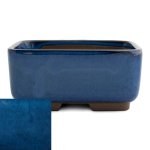 Japanese Glazed Rounded Rectangular Container 120 X 95 X 55MM - Namako