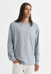 Relaxed Fit Jersey Top - Steel Grey
