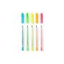 Cricut 5 Glitter Gel Pens 0.8 Mm In Neon Pink Neon Orange Neon Yellow Neon Green Neon Blue