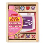 Melissa Butterfly & Hearts Stamp Set