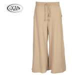 Flared Leg Track Pant - Beige M l