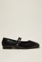 Cotton On Gia Square Mary Jane Ballet - Black Vegan Leather