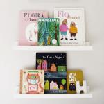 Small Book Display Ledge White