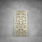 Laser Cut Screen - Design 111 - 1040 X 535 X 20 Matt Gold Outdoor