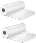 Plastic Bag On A Roll Food Storage Bags For Bread Vegetables And Meat Pack Of 2 Grocery Bags