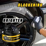 Long-lasting Tire Shine Wax - Blackening & Whitening Protection For Cars And Motorcycles Scratch Cover-up & Plastic Restoration