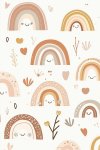 Smiling Rainbows Canvas Print - 600MM X 600MM