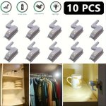10PCS LED Hinge Light Touch Automatic Cabinet Light Hydraulic Hinge Wardrobe Cabinet Cabinet Door Self-starting Floodlight For H