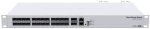 CRS326-24S+2Q+RM Mikrotik 24 Port Sfp+ And 2 Port Qsfp Cloud Router Switch 1 10 100MBPS Ethernet Port 24 10GBPS Sfp+ Ports 2 40G