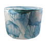 Blue Ocean Watercolour Jellyfish Ottoman