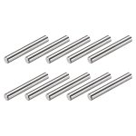 Metallixity Dowel Pin 5X30MM 15PCS 304 Stainless Steel Shelf Support Pegs Pin Fastener Elements - For Metal Devices Furniture In