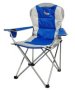 Afritrail Roan Deluxe Padded Folding Armchair - Blue