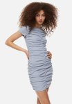Draped Jersey Dress - Grey