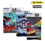 Towel Hooded 50X115CM Boys Asstd Marketplace Brits Bros
