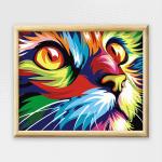 Adult Paint By Numbers With Frame - Cat