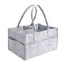 Baby Foldable Diaper Caddy Storage Holder Carrier Grey