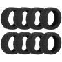 Noise-reducing Luggage Suitcase Wheel Covers - Black