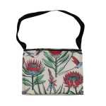 Bloom Cooler Bag Red And Cream - Medium