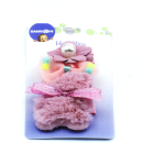 Assorted Duckclips With Flower Bow And Bear Motif