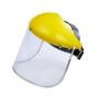 Casey Yellow Top Helmet Face Shield Anti Fog And Reusable