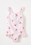 Cotton On Heather One Piece - Blush Pink Gingham cherries