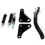 Gstp Power Steering Pump Mounting Bracket Lwp Swp Compatible With Saginaw Sb Sbc Chevy Engines 262 265 283 302 305 307 327 350 400 Black
