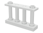 Parts Fence 1 X 4 X 2 Spindled With 2 Studs 30055 - White