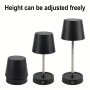 Adjustable Wireless LED Desk Lamp With Touch Control - Perfect For Bedside Dining Or Office Decor