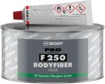 Bodyfiber Fibreglass Filler Green F250 Can Tube Car Body Filler Putty