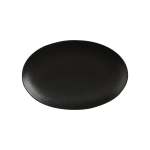 & Williams Caviar Black Oval Plate 35 X 25CM
