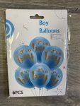 Its A Boy Bluegold Balloons