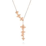 Bloom Lariat - 18KT Rose Gold Vermeil