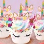 12Sets Cute Cake Decor Topper And Cupcake Decorations For Birthday Party - Creative Small Gift And Holiday Accessory For Party Decorations