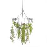 Half Ball Metal Planter
