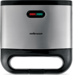 Mellerware Sandwich Maker 2 Slice Non-stick Black & Stainless Steel 800W “planet” – 25302