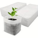 100 Pcs Garden Seed Planting Bags: Biodegradable Seed Starter Pots For Indoor And Outdoor Use - Perfect For Flowers And Plants