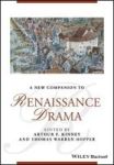 A New Companion To Renaissance Drama Hardcover
