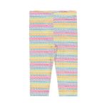 Older Girl Foil Stirpe Cropped Legging