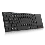 Rii Qwerty Touchpad 10KEYLESS Keyboard Touch Volume Control – Black