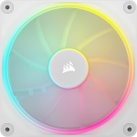 Lx Rgb Series Icue Link LX140 Rgb White 140MM Fan Dual Pack Icue Link System Hub INCLUDED-CO-9051032-WW