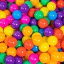 Weiff 50PCS Soft Play Balls For Toddlers - Multicolor Perfect For Ball Pits & Play Tents Ages 0-3