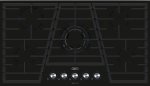Defy DHG931 900MM Black Gas On Glass Hob