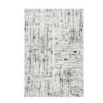 Modern Abstract Grey Shaved Carpet CSR4401